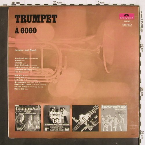 Last,James: Trumpet a gogo, Polydor (249 040), S, 1966 Typ: LP Best.-Nr.: V3773 Preis: 9,00 Euro