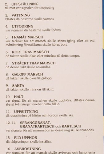 V.A.Marscher och signaler för P6/A3: Norringar,Wendister, Foc, Dir.Volke Nilsson (761117), S Typ: LP Best.-Nr.: V4017 Preis: 9,00 Euro