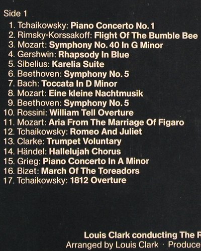 Royal Philharmonic Orchestra: Hooked On Classics, Telefunken (6.20091 AE), D, 1981 Typ: 12" Best.-Nr.: V4167 Preis: 3,00 Euro