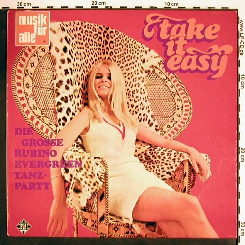 Rubino und sein Orchester: Take It Easy, Telefunken (NT 220), D, 1969 Typ: LP Best.-Nr.: V4577 Preis: 5,00 Euro