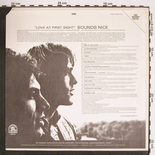 Sounds Nice  feat.Tim Mycroft: Love at First Sight (instrum.), Rare Earth(RS 512), US, CO, 1970 - LP - V4582 - 9,00 Euro