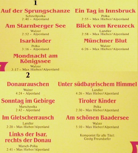Bauer,Alfons: Die schönsten Freundorfer Melodien, Ariola Isar Ton(207 018-250), D(instrum), 1985 - LP - V4965 - 6,00 Euro