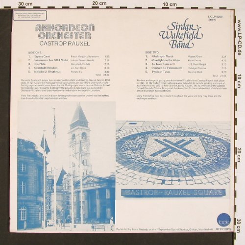 Akkordeon Orchester Castrop Rauxel: Sidar Wakefield Band, P.Kitson, Look Records(LK-lp 6260), UK, +7", 1971 - LP - V5115 - 7,50 Euro