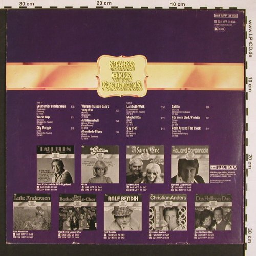 Strasser,Hugo & Tanz-Orch.: Stars Hits Evergreens, MFP (048 MFP 31550), D Typ: LP Best.-Nr.: V5145 Preis: 5,00 Euro