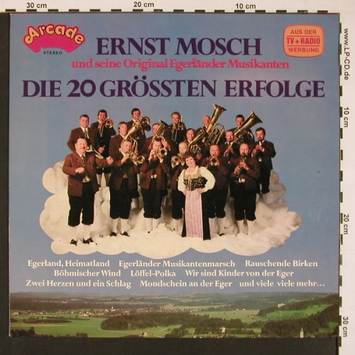 Mosch,Ernst & Seine Orig.Egerländer: Die 20 Größten Erfolge, Arcade (ADE G 38), D, 1978 Typ: LP Best.-Nr.: V5241 Preis: 5,00 Euro