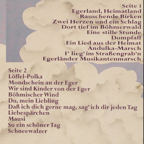 Mosch,Ernst & Seine Orig.Egerländer: Die 20 Größten Erfolge, Arcade (ADE G 38), D, 1978 Typ: LP Best.-Nr.: V5241 Preis: 5,00 Euro