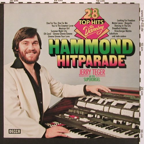 Teger,Jerry: Hammond Hitparade, Decca (6.23693 AF), D, 1979 Typ: LP Best.-Nr.: V5334 Preis: 6,00 Euro
