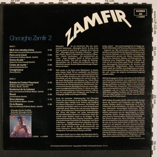Zamfir,Gheorghe: 2, Pandora (6.22654 AO), D, 1976 Typ: LP Best.-Nr.: V5335 Preis: 6,00 Euro