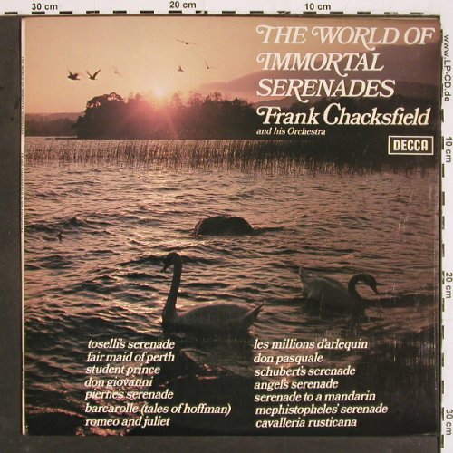Chacksfield,Frank & his Orch.: The World Of Immortal Serenades '58, Decca (SPA 298), UK, Ri, 1973 Typ: LP Best.-Nr.: V5359 Preis: 7,50 Euro