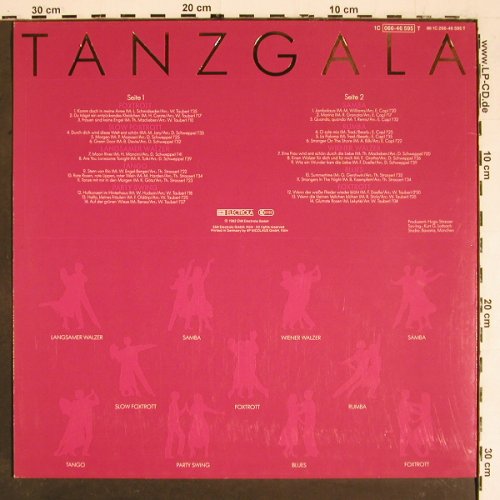 Strasser,Hugo & Tanz-Orch.: Tanzgala, Electrola (066-46 595), D, 1982 Typ: LP Best.-Nr.: V5509 Preis: 6,00 Euro