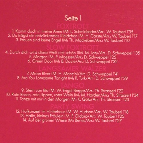 Strasser,Hugo & Tanz-Orch.: Tanzgala, Electrola (066-46 595), D, 1982 Typ: LP Best.-Nr.: V5509 Preis: 6,00 Euro