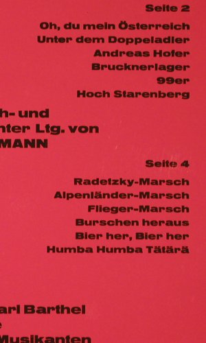 Blasochester Karl Barthel...: Das grosse Platz Konzert, Foc, Bellaphon (BLS 5507), D Typ: 2LP Best.-Nr.: V5600 Preis: 9,00 Euro