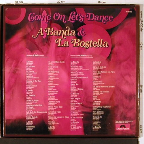 V.A.Come On Let's Dance A Banda: Bostella, Kai Warner, Max Greger.., Polydor, Box (2638 008), D, 56Tr., 1969 Typ: 2LP Best.-Nr.: V5670 Preis: 7,50 Euro