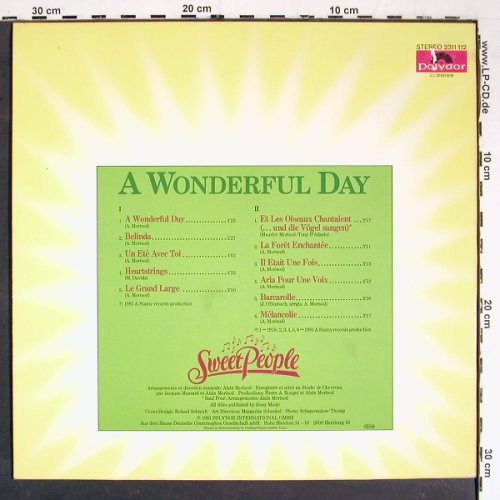 Sweet People: A Wonderful Day, Polydor (2311 112), D, 1981 Typ: LP Best.-Nr.: V5671 Preis: 5,00 Euro