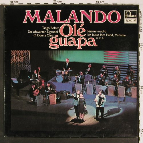 Malando: Ole' Guapa, Fontana special (6428 083 L), D Typ: LP Best.-Nr.: V5837 Preis: 7,50 Euro