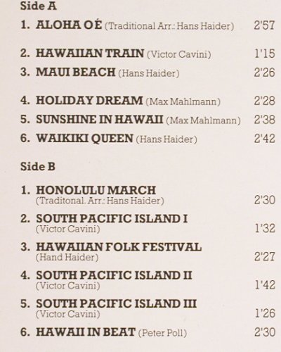 V.A.Hawaii & South Pacific: (Sounds), Selected Sound(175), D, 1985 - LP - V5973 - 6,00 Euro