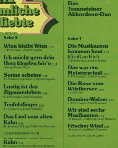 Edelweiß Akk./Traunsteiner Akk-Duo: Akkordeon mit Schwung u.Herz,instr., Philips(6623 146), D, Foc, 1980 - 2LP - V5976 - 5,00 Euro