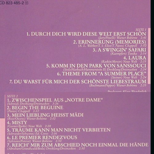 Wunderlich,Klaus: Romantische Melodien, Wersi Helios, Polydor (823 485-1), D, sign., 1984 Typ: LP Best.-Nr.: V5983 Preis: 12,50 Euro