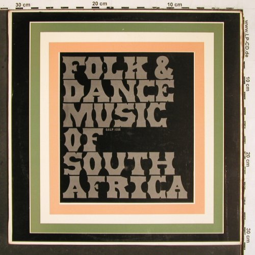 Berg,Danie & his Orchestra: The Folk & Dance M.o South Africa, Gallotone(GALP 1358), ,  - LP - V6052 - 7,50 Euro