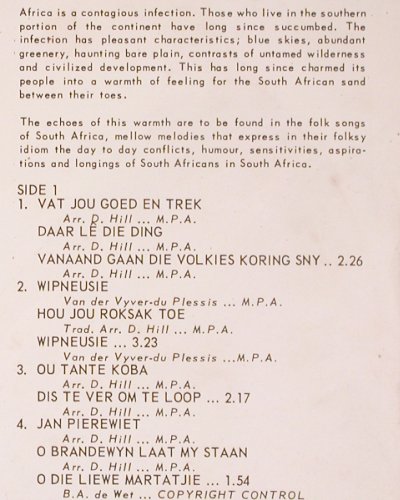 Berg,Danie & his Orchestra: The Folk & Dance M.o South Africa, Gallotone(GALP 1358), ,  - LP - V6052 - 7,50 Euro