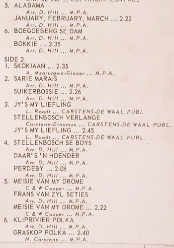 Berg,Danie & his Orchestra: The Folk & Dance M.o South Africa, Gallotone(GALP 1358), ,  - LP - V6052 - 7,50 Euro