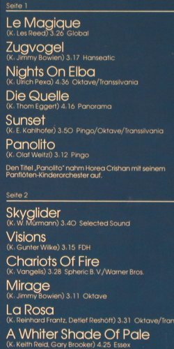 Horea Crishan: Magie der Panflöte, Polydor (2372 161), D, 1982 Typ: LP Best.-Nr.: V6112 Preis: 6,00 Euro