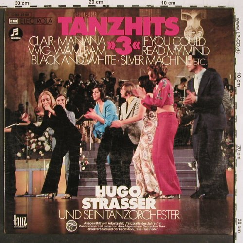 Strasser,Hugo & Tanz-Orch.: Tanzhits 3, EMI Columbia (C 062-29 481), D, 1973 Typ: LP Best.-Nr.: V6149 Preis: 7,50 Euro