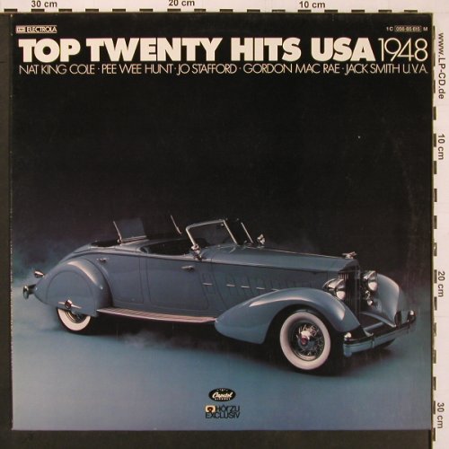 V.A.Top Twenty Hits USA 1948: Nat King Cole... Jo Stafford, Capitol (056-85 615), D, 16Tr., 1978 Typ: LP Best.-Nr.: V6450 Preis: 6,00 Euro
