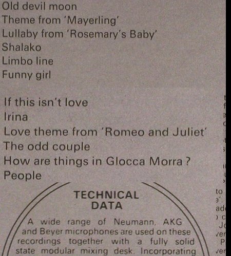 Gray,Johnnie  & his Saxophones: Movietime, Orch.acccomp. Pete Smith, Fontana (LPS 16260), UK, 1969 Typ: LP Best.-Nr.: V6508 Preis: 9,00 Euro.