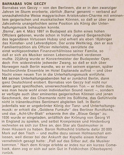 von Geczy,Barnabas: Originalaufn. e. unverg. Künstlers, Kristall(C 046-28 538 M), D, Mono,  - LP - V6526 - 7,50 Euro