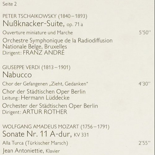 V.A.Schatzkästlein ber&uuml;hmter: Melodien III, Telefunken(6.41343 AG), D,Ri(1963),  - LP - V7035 - 5,00 Euro