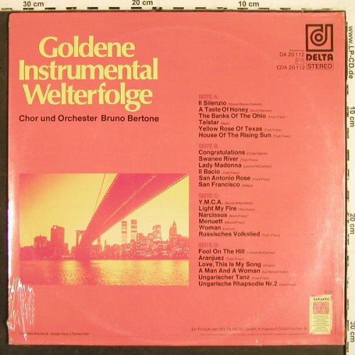 Bertone,Bruno - Chor und Orch.: Goldene Instrumental Welterfolge, Delta, sealed(DA 20 112), D, Foc,New,  - 2LP - V7040 - 9,00 Euro