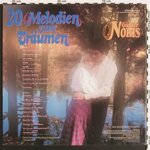 Noris,G&uuml;nther: 20 Melodien zum Träumen, Ariola(26 087 GT), D, 1978 - LP - V7162 - 5,00 Euro