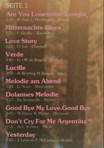 Noris,G&uuml;nther: 20 Melodien zum Träumen, Ariola(26 087 GT), D, 1978 - LP - V7162 - 5,00 Euro