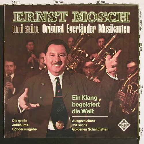 Mosch,Ernst & Seine Orig.Egerländer: Ein Klang Begeistert d.Welt'68,Foc, Telefunken(6.21354 AF), D, Ri, 1972 - LP - V7482 - 5,00 Euro