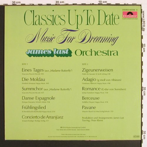 Last,James: Classics Up To Date, Polydor Club-Ed.(65256 0), D, 1975 - LP - V7491 - 6,00 Euro
